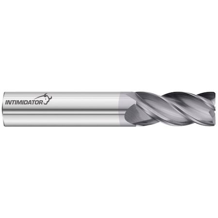 4-Flute - 38° Helix - 3000 Intimidator HP End Mills, FC18, RH Spiral, Chamfer, Standard, 5/8